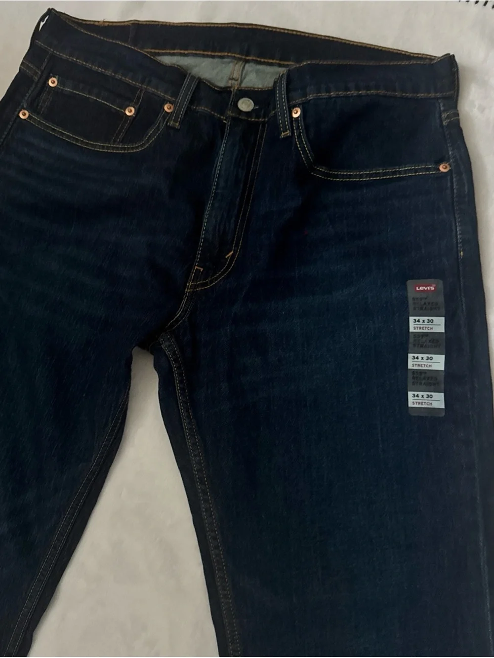 Levi's Men's Indigo Straight Leg Jeans
